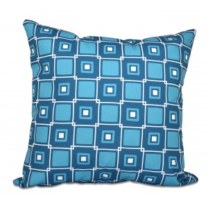 Highland Dunes Cedarville Square Geometric Print Outdoor Throw Pillow HLDS3209